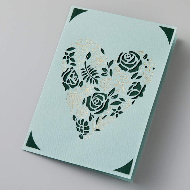 Cricut Joy™ Foil Transfer Insert Cards, Blue Lagoon Sampler - A2