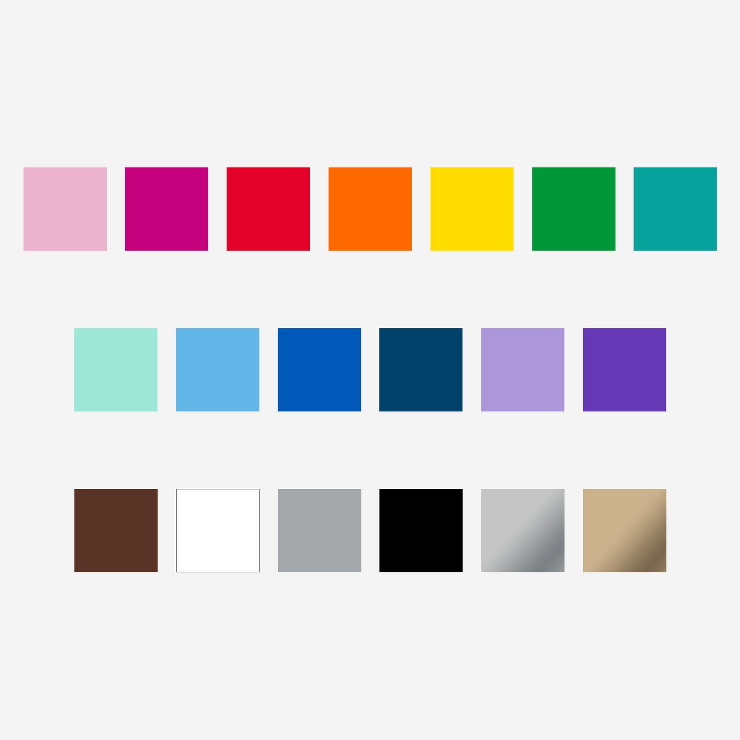 Value Iron-On, Rainbow Sampler - 12 in x 12 in (40 ct)