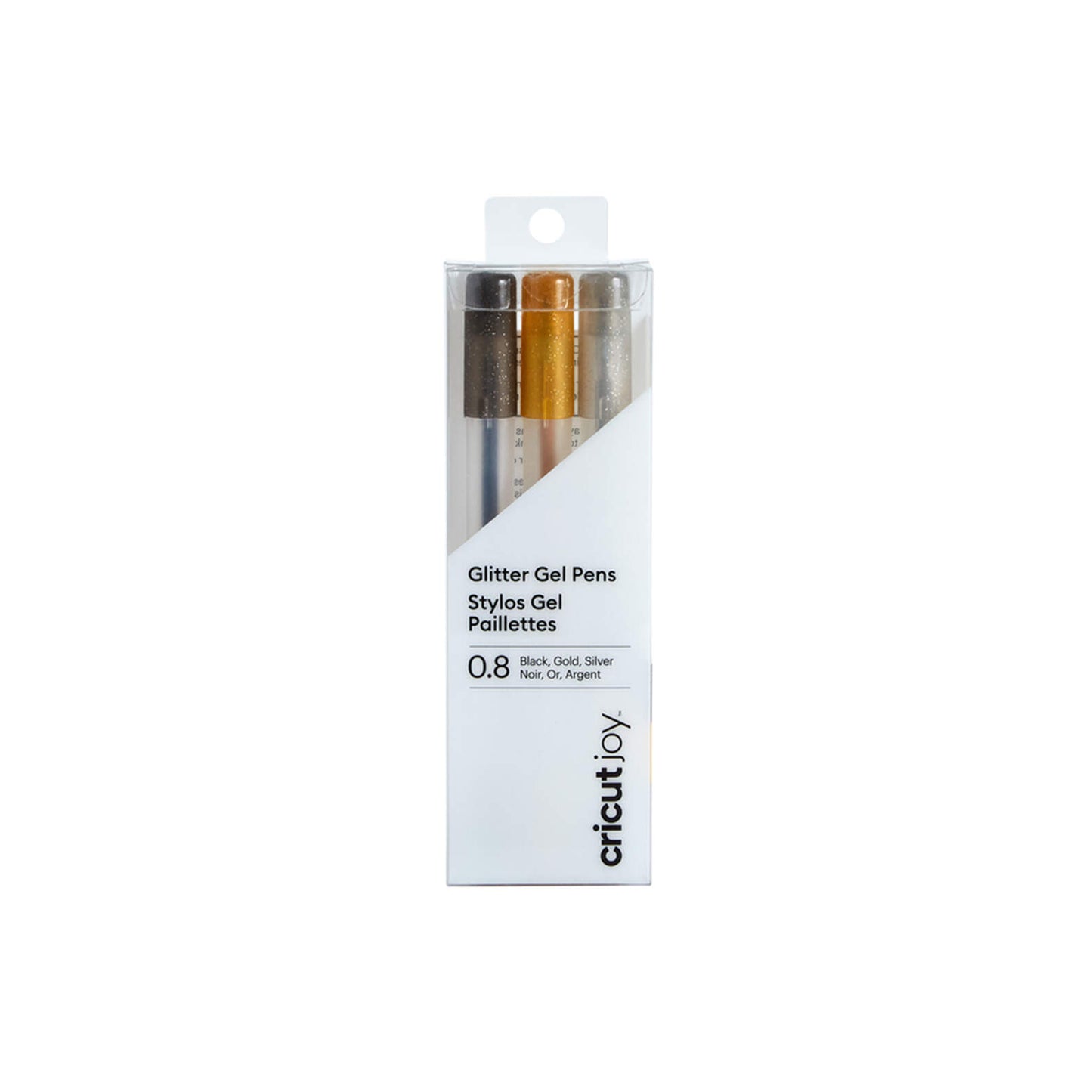 Cricut Joy™ Glitter Gel Pens 0.8, Black/Gold/Silver (3 ct)