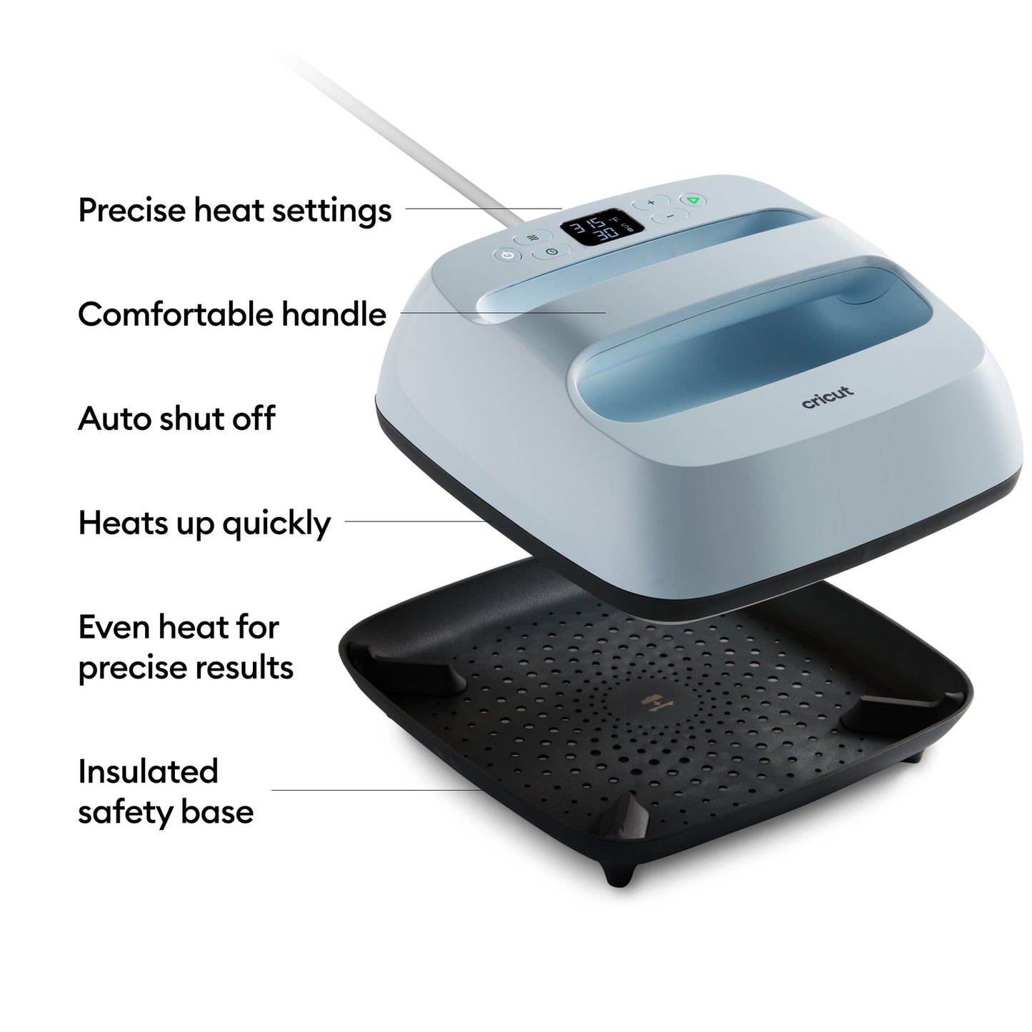 Cricut EasyPress™ 3 - 30 cm x 25 cm / 12 in x 10 in + Everything Iron-On Bundle