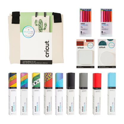 Cricut EasyPress™ 3 - 22.5 cm x 22.5 cm / 9 in x 9 in + Infusible Ink Everything Bundle