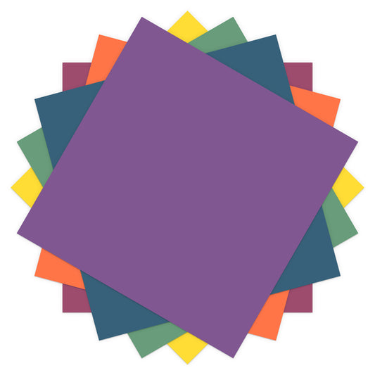 Cardstock Sampler, Jewel Tones - 12 in x 12 in (48 ct)