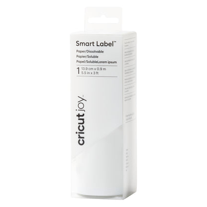 Cricut Joy™ Smart Label™ Paper – Dissolvable, White