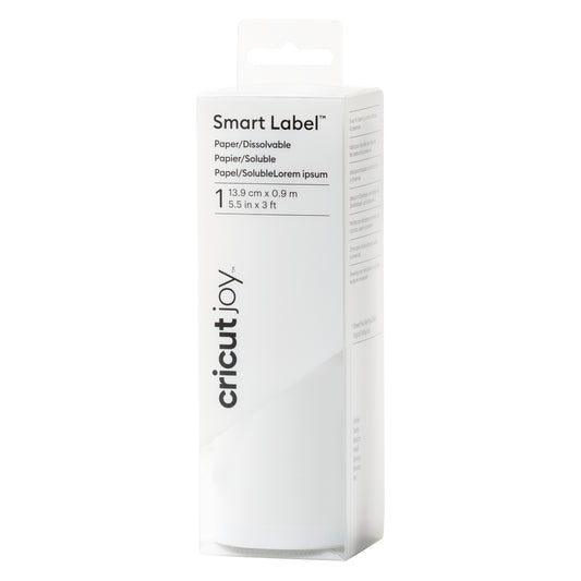 Cricut Joy™ Smart Label™ Paper – Dissolvable, White