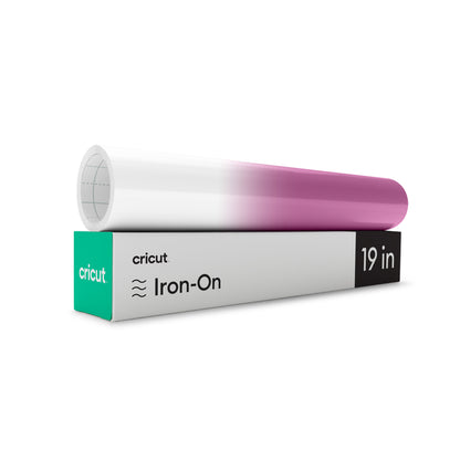 UV-Activated, Colour-Changing Iron-On, White - Pink