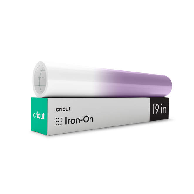 UV-Activated, Colour-Changing Iron-On, White - Pink