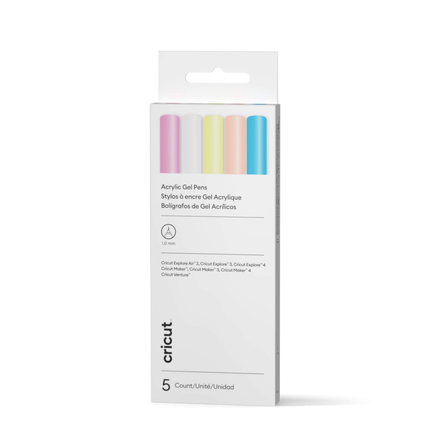 Acrylic Gel Pens, 1.0 mm (5 ct)
