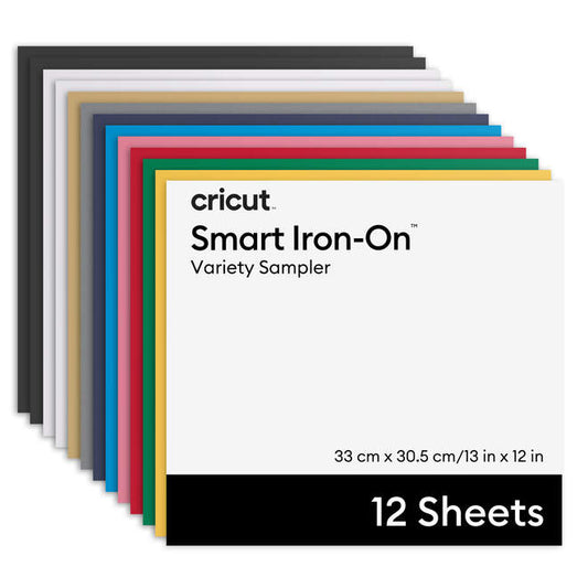 Smart Iron-On™ Matless Heat Transfer Vinyl, Variety Sampler (0.3m / 12 in) (12 ct)