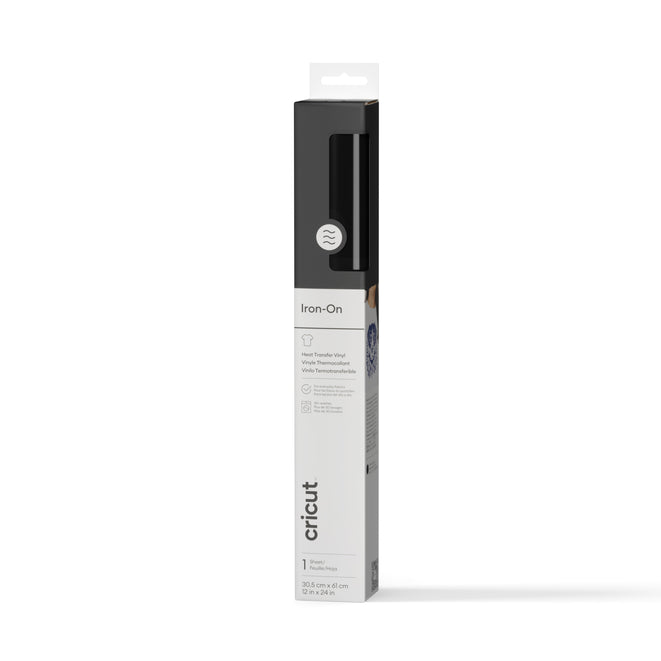 Iron-On (0.6m / 2 ft), Black