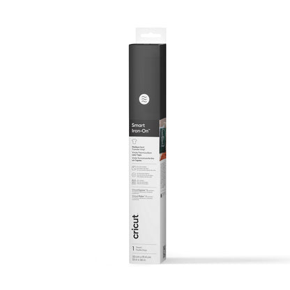 Smart Iron-On™ Matless Heat Transfer Vinyl (0.9 m / 3 ft), Black