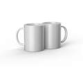 Ceramic Mug Blank, White - 12 oz/350 ml (2 ct)