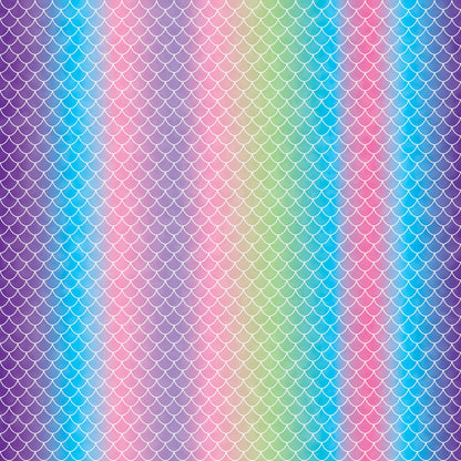 Infusible Ink™ Transfer Sheet Patterns, Mermaid Rainbow