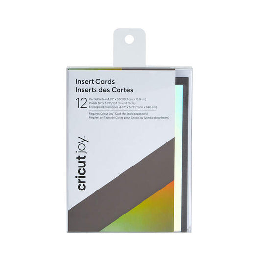 Cricut Joy™ Insert Cards, Gray/Silver Holographic