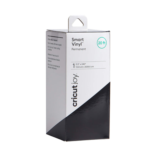 Cricut Joy™ Smart Vinyl™ – Permanent Value Roll (20 ft), Black
