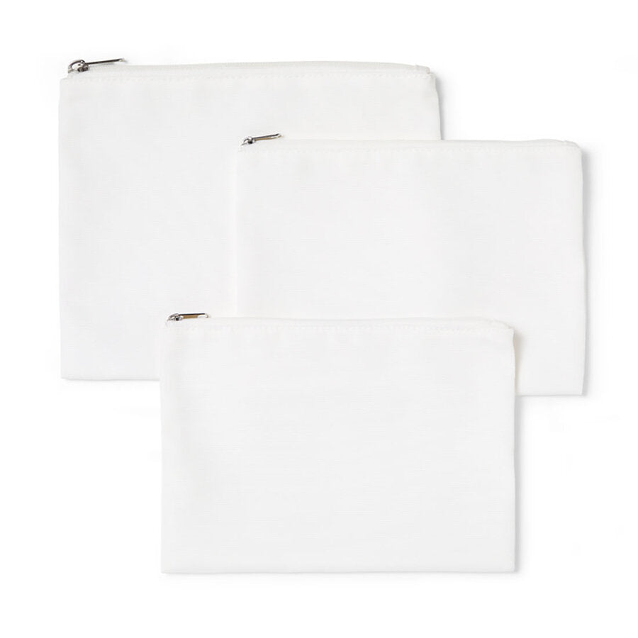 Cosmetic Bag Blanks (3 ct)