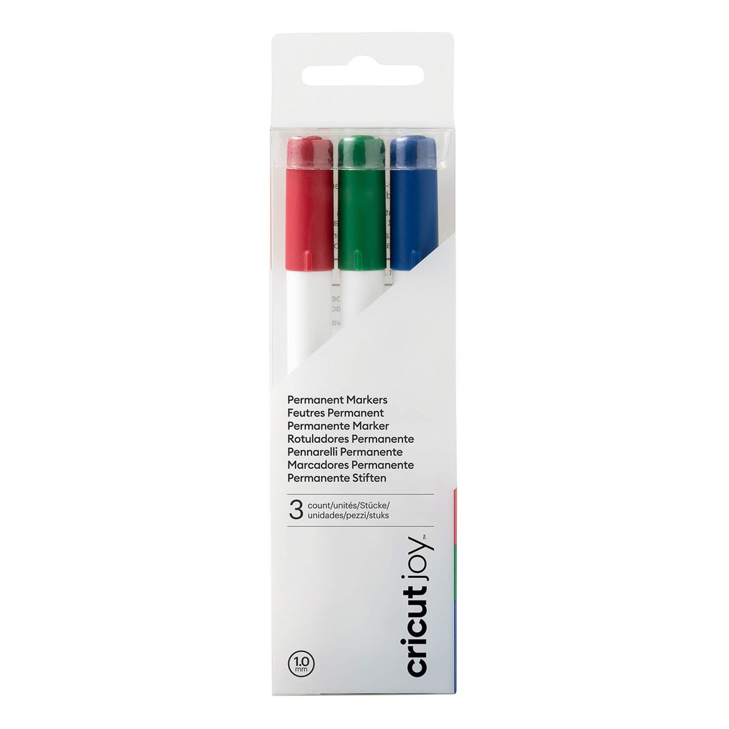 Cricut Joy™ Permanent Metallic Markers 1.0 mm, Red/Green/Blue (3 ct)