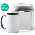 Beveled Ceramic Mug Blank - Ocean, 15 oz/425 ml (1 ct)