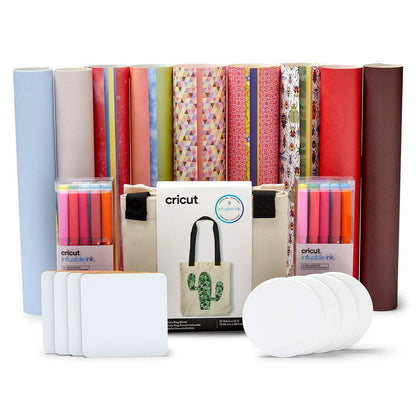 Cricut EasyPress™ 3 - 22.5 cm x 22.5 cm / 9 in x 9 in + Infusible Ink Everything Bundle