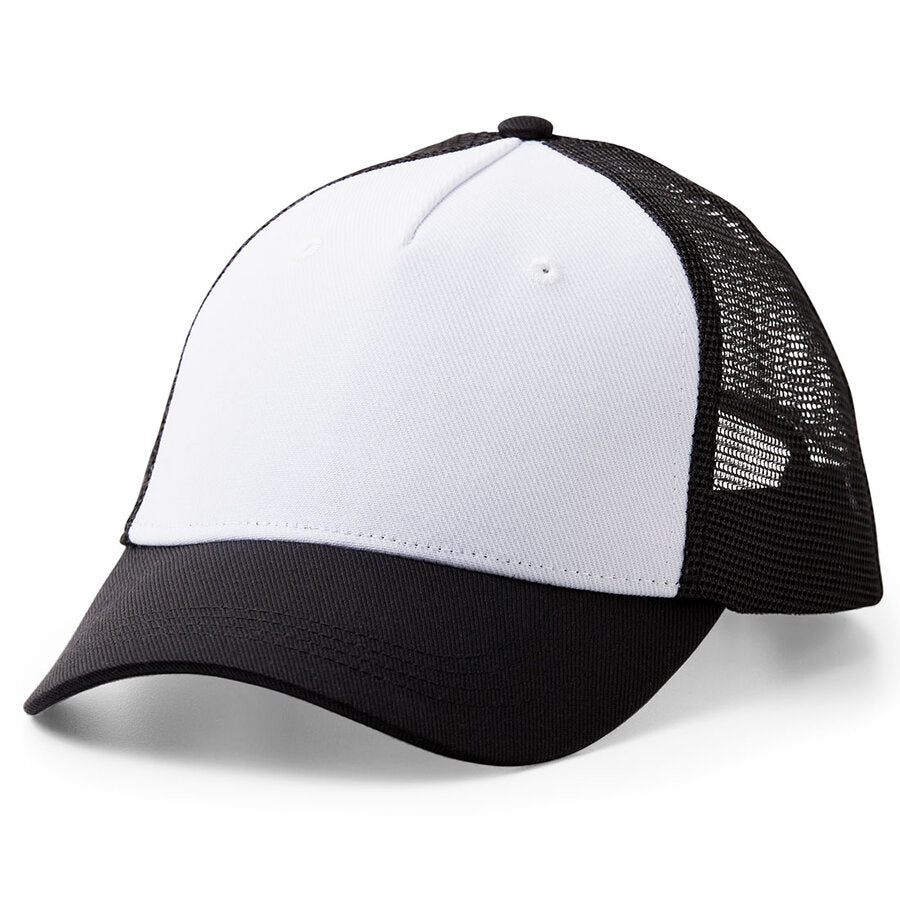Cricut Trucker Hat, Black/White - 3ct