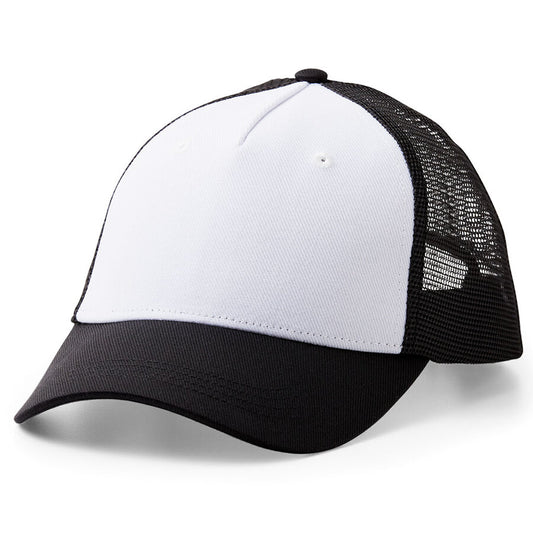 Cricut Trucker Hat, Black/White - 12ct