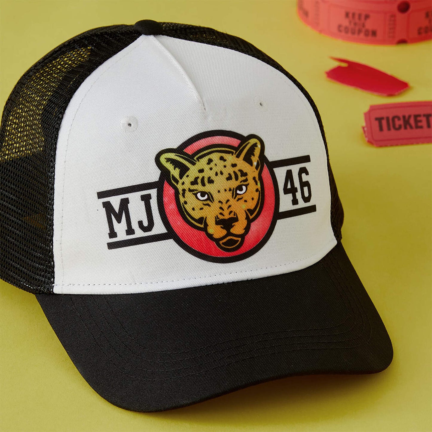 Cricut Trucker Hat, Black/White