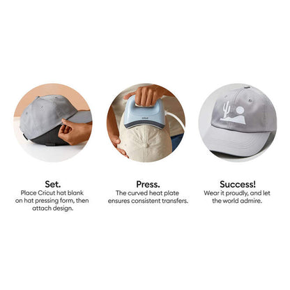 Cricut Ball Cap Hat Blank, Grey