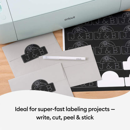 Smart Label™ Writable Vinyl – Permanent, Black (3 ft)