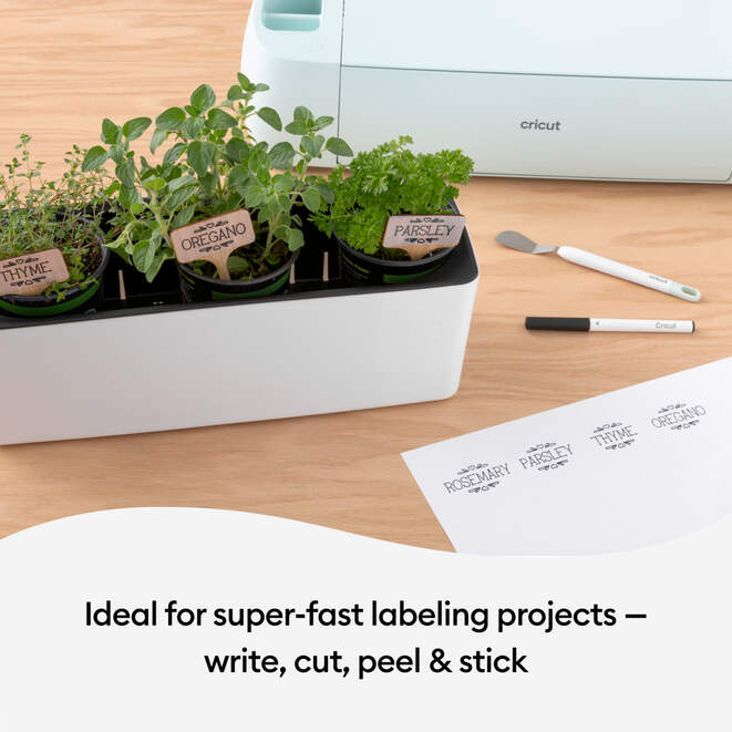 Smart Label™ Writable Vinyl – Permanent, Transparent (3 ft)