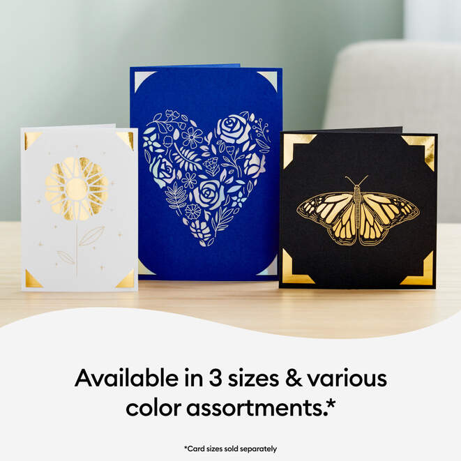 Foil Transfer Insert Cards, Royal Flush Sampler - R40 (12 ct)
