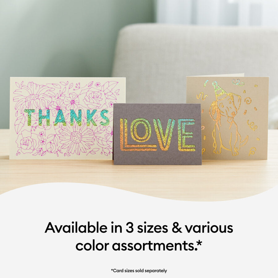 Cutaway Cards, Pastel Sampler - R10 (18 ct)