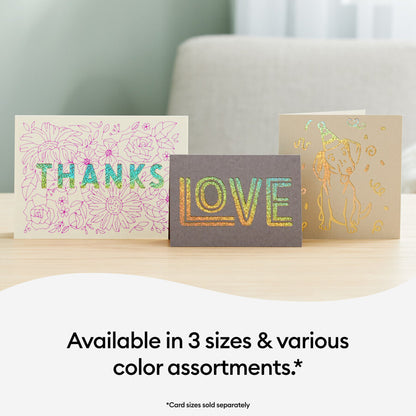 Cutaway Cards, Pastel Sampler - R10 (18 ct)