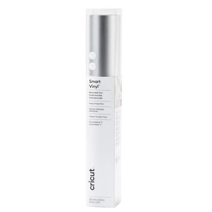 Matte Metallic Smart Vinyl™ – Removable, Silver (3 ft)