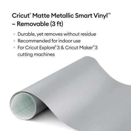 Matte Metallic Smart Vinyl™ – Removable, Champagne (3 ft)