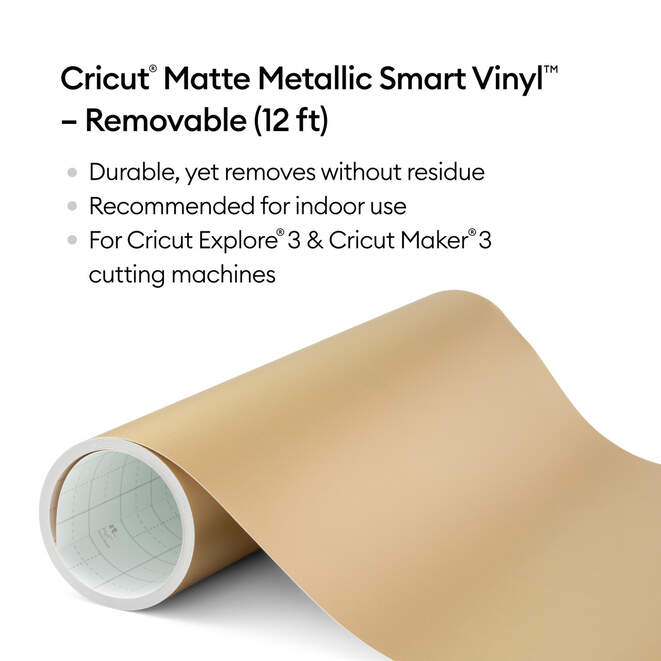 Matte Metallic Smart Vinyl™ – Removable (12 ft)