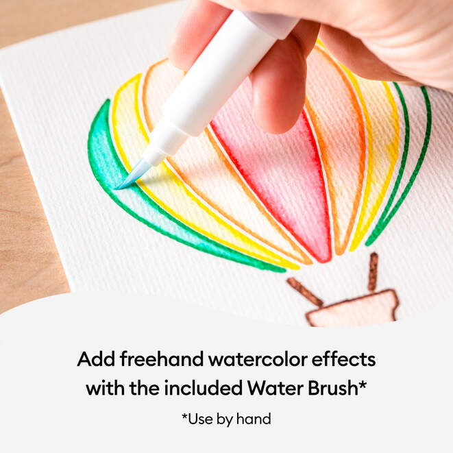 Watercolor Marker & Brush Set (9 ct)