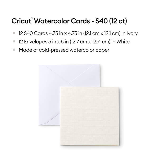 Watercolour Cards – S40 (12 ct)
