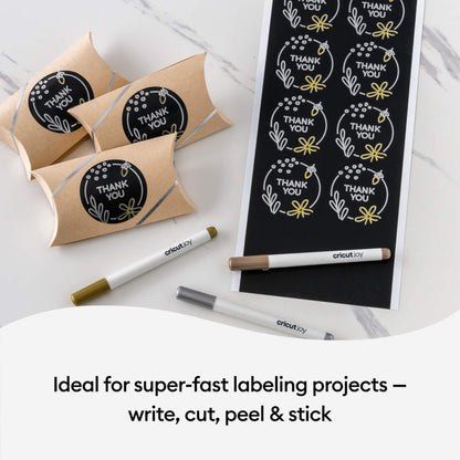 Cricut Joy™ Smart Label™ Writable Vinyl – Removable, Black