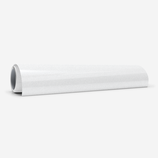 Smart Iron-On, Glitter, White 12 ft