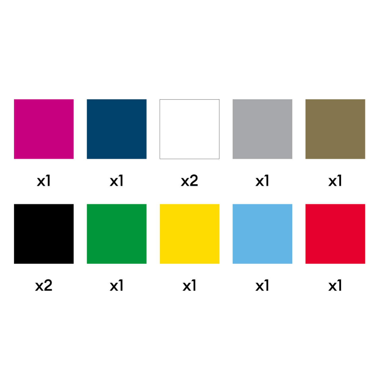 Smart Iron-On™ Matless Heat Transfer Vinyl, Variety Sampler (0.3m / 12 in) (12 ct)