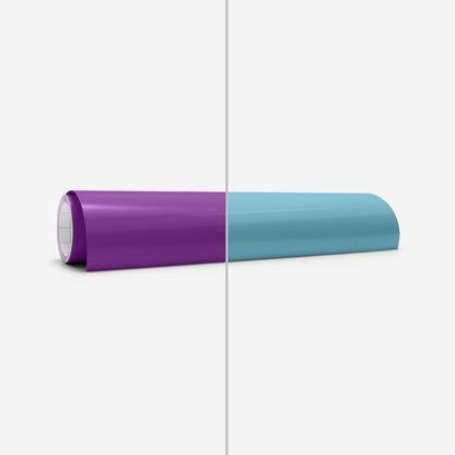 Heat-Activated, Colour-Changing Vinyl – Permanent, Purple - Turquoise