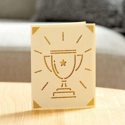 Cricut Joy™ Insert Cards, Cream/Gold Glitter
