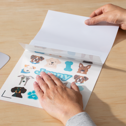 Printable Waterproof Holographic Sticker Set – A4 (5 ct)