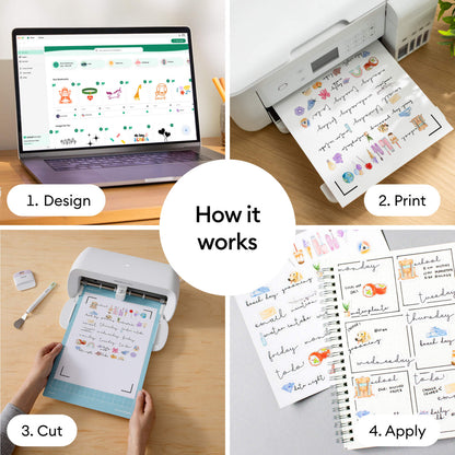 Printable Vinyl for Laser Printers - 8.5 in x 11 in (25 ct)