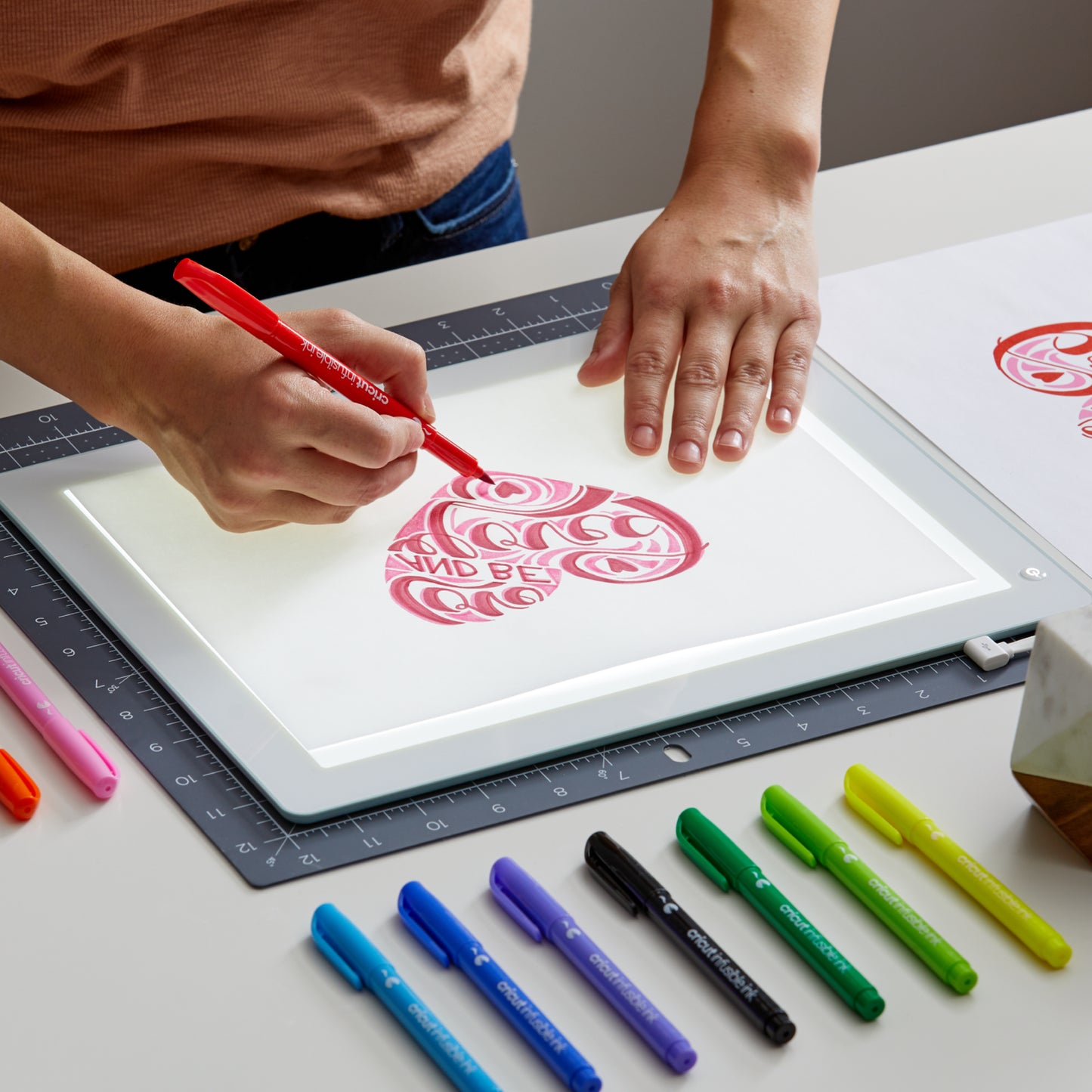 Cricut EasyPress™ 3 - 22.5 cm x 22.5 cm / 9 in x 9 in + Infusible Ink Everything Bundle