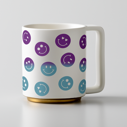 Heat-Activated, Colour-Changing Vinyl – Permanent, Purple - Turquoise
