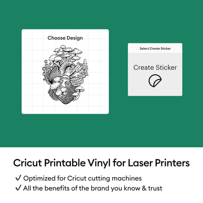 Printable Vinyl for Laser Printers - 8.5 in x 11 in (25 ct)