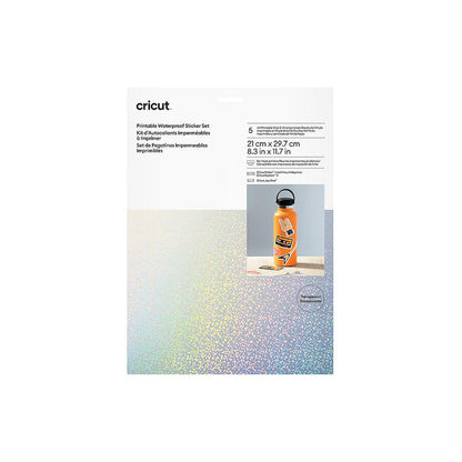 Printable Waterproof Holographic Sticker Set – A4 (5 ct)