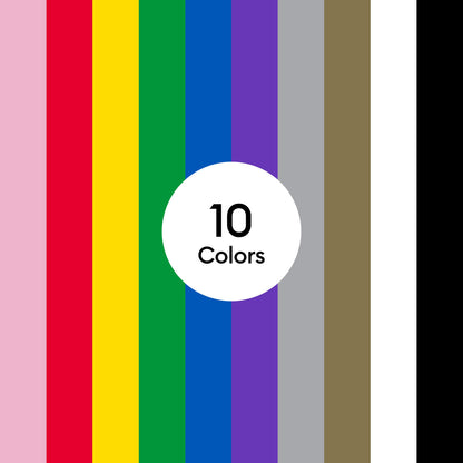 Value Vinyl Rainbow Sampler (0.3m / 12 in) (10 ct)