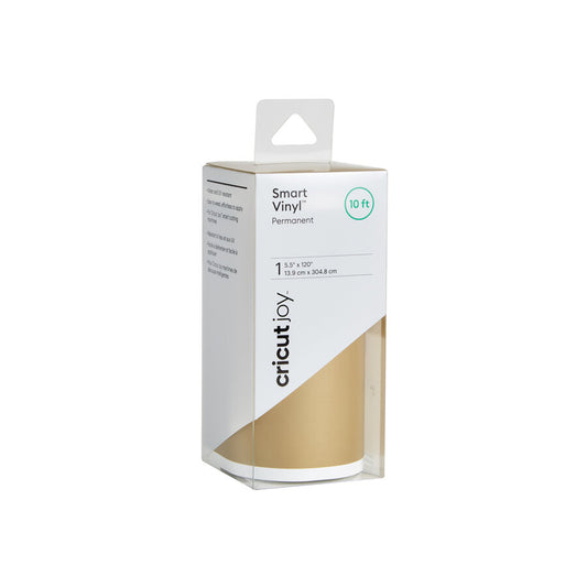 Cricut Joy™ Smart Vinyl™ – Permanent Value Roll (10 ft), Gold