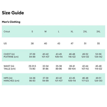 Cricut™ Men's T-Shirt Blank, Crew Neck